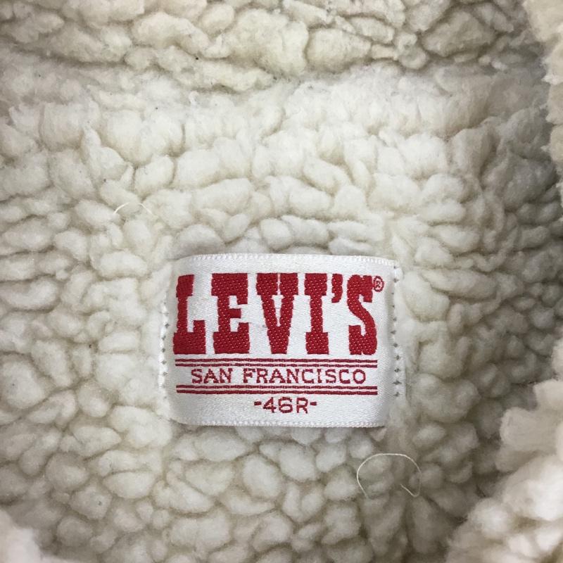 リーバイス Levi s ジャケット、上着 ジャケット、ブレザー 80s コーデュロイジャケット 太畝 ボアジャケット 茶タブ 46 ロゴ、文字 茶 / ブラウン /  メンズ USED 古着 中古 10114893