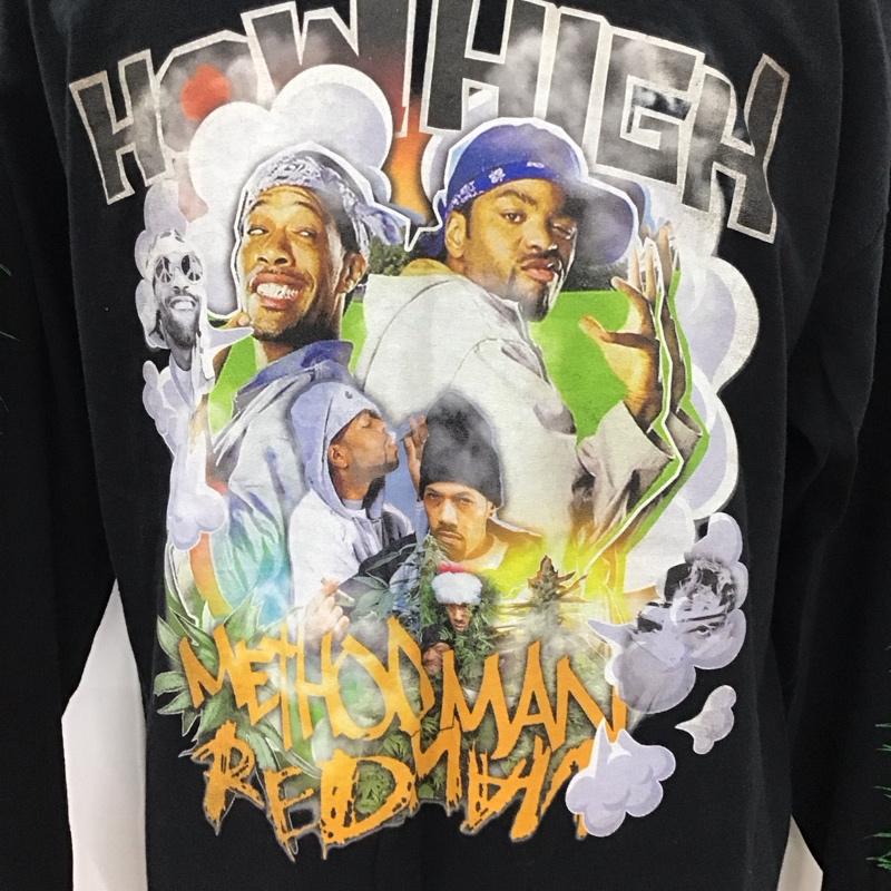 古着 USED Tシャツ 長袖 Methodman Redman ラッパー ラップT XL プリント 黒 / ブラック /  メンズ USED 古着 中古 10118099