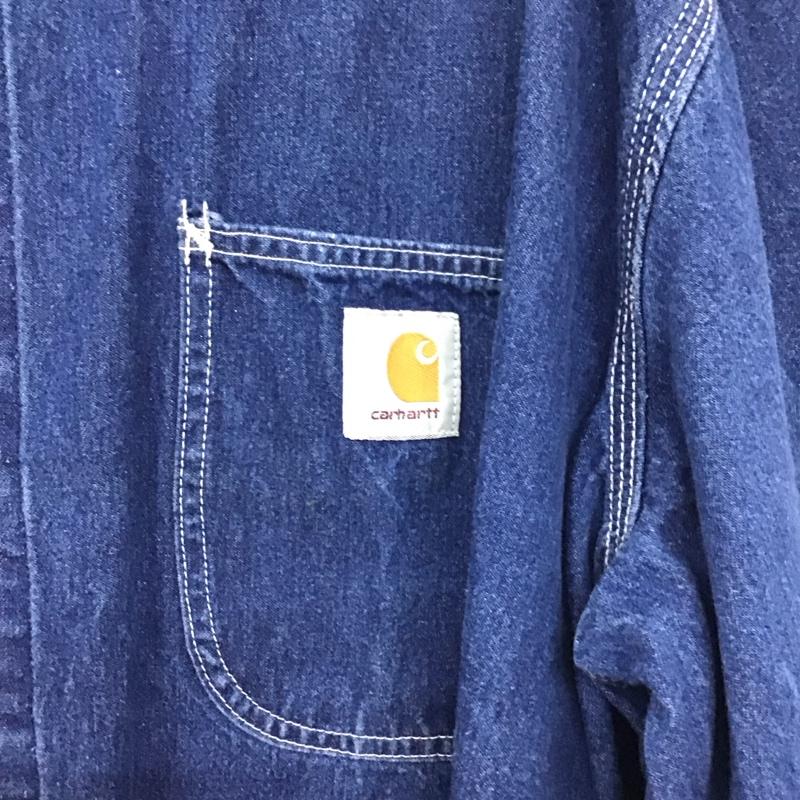 カーハート Carhartt ジャケット、上着 ジャケット、ブレザー デニムジャケット Gジャン アウター カジュアルジャケット メンズ USED 古着 中古 10137060