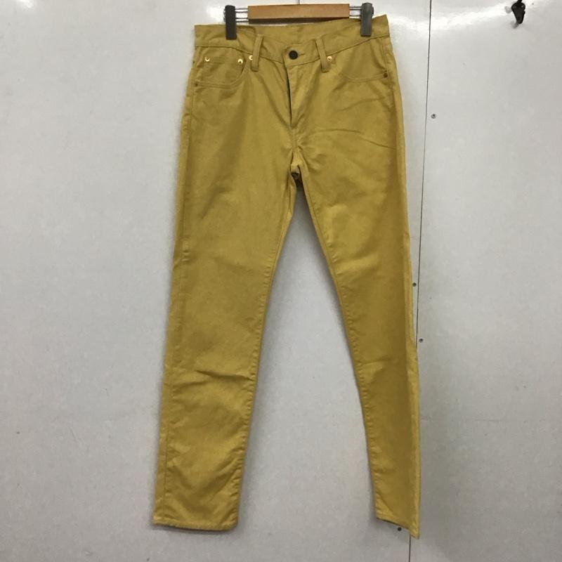 リーバイストラウスアンドコー Levi Strauss & co. パンツ デニム、ジーンズ コーデュロイパンツ スリムパンツ カジュアルパンツ ストレッチパンツ 30インチ 無地 黄 / イエロー /  メンズ USED 古着 中古 10140719