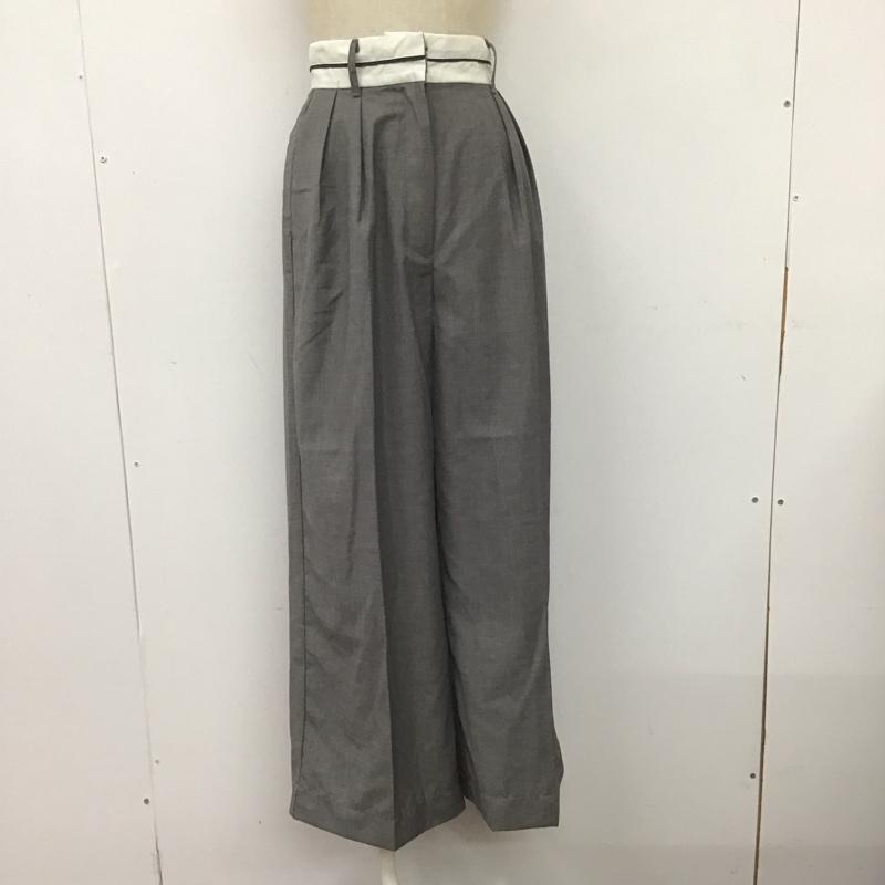 チコ CHICO パンツ スラックス ワイドパンツ FREE 無地 灰 / グレー /  レディース USED 古着 中古 10108673