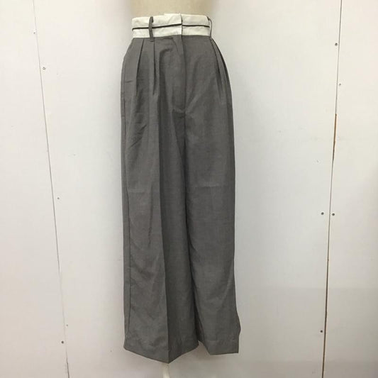 チコ CHICO パンツ スラックス ワイドパンツ FREE 無地 灰 / グレー /  レディース USED 古着 中古 10108673