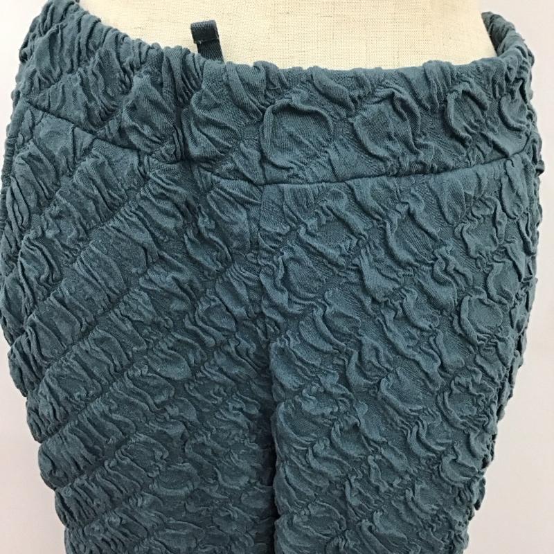 フリークスストア FREAK S STORE パンツ ワークパンツ、ペインターパンツ カジュアルパンツ ワイドパンツ ストレッチパンツ M 総柄 青 / ブルー /  レディース USED 古着 中古 10114477