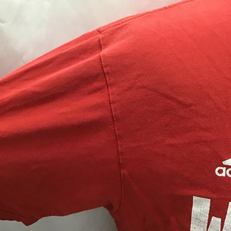 アディダス adidas Tシャツ 半袖 THE GO-TO TEE L ロゴ、文字 ボルドー / ボルドー /  メンズ USED 古着 中古 10117067