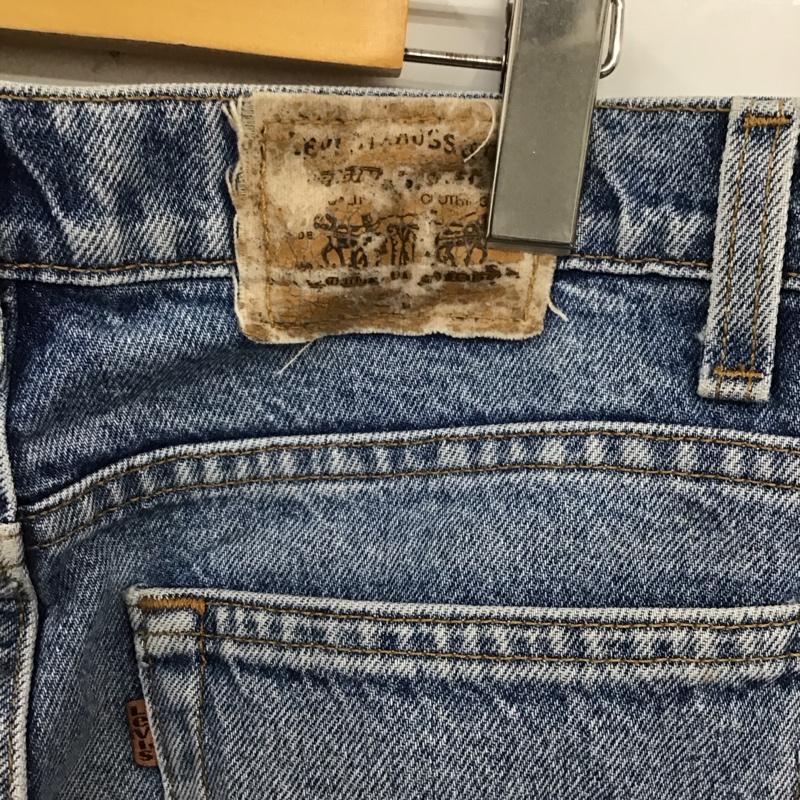 リーバイス Levi s パンツ デニム、ジーンズ デニムパンツ スリムパンツ ストレートパンツ カジュアルパンツ 36 無地 インディゴ / インディゴ /  メンズ USED 古着 中古 10109566