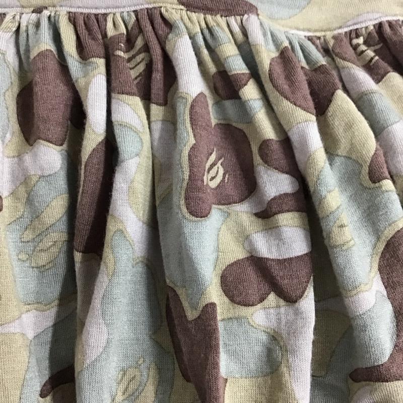 アベイシングエイプ A BATHING APE スカート ミニスカート XS 総柄 マルチカラー / マルチカラー /  レディース USED 古着 中古 10115092