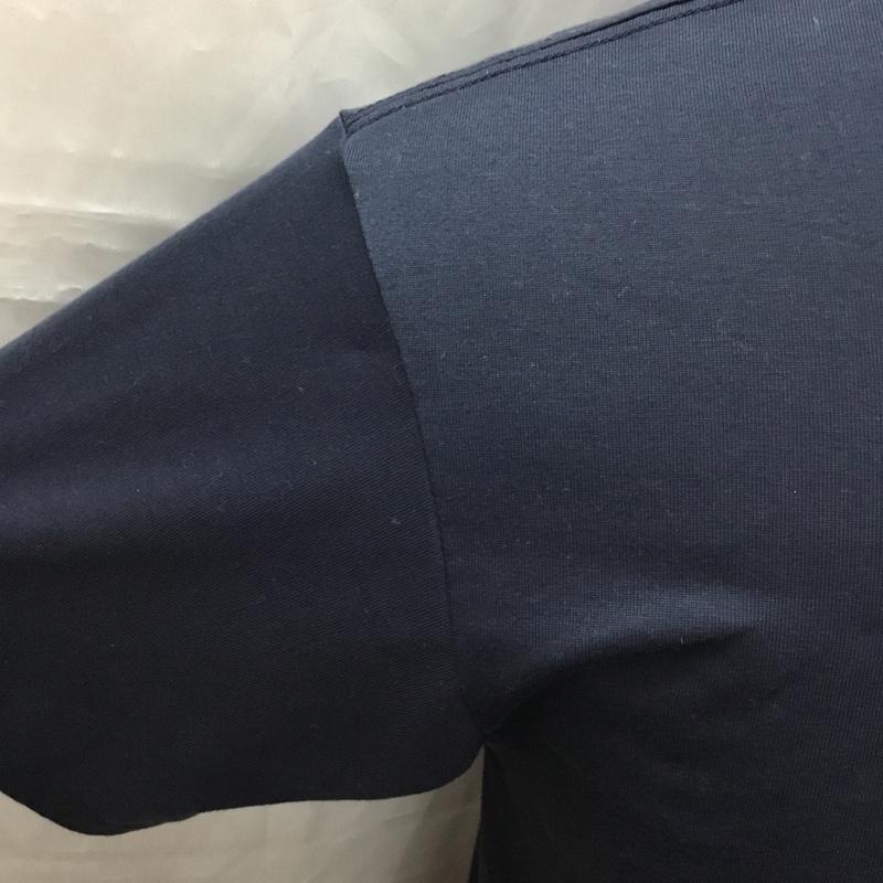 ザノースフェイス THE NORTH FACE Tシャツ 半袖 NT31931Z 胸ポケット M ロゴ、文字 紺 / ネイビー /  メンズ USED 古着 中古 10111351