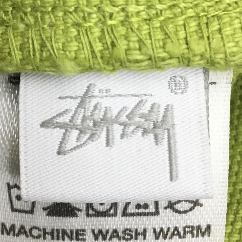ステューシー STUSSY ジャケット、上着 ジャンパー、ブルゾン Work Jacket Unlined Canvas M ロゴ、文字 黄緑 / イエローグリーン /  メンズ USED 古着 中古 10137895