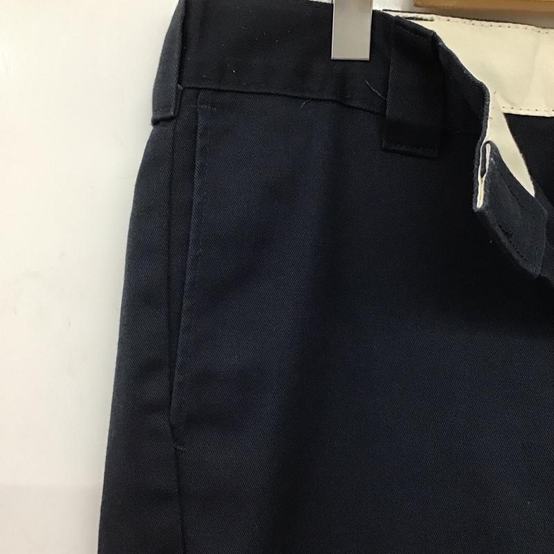 ディッキーズ Dickies パンツ ワークパンツ、ペインターパンツ ワークパンツ ワイドパンツ カジュアルパンツ チノパン 36インチ 無地 紺 / ネイビー /  メンズ USED 古着 中古 10143446