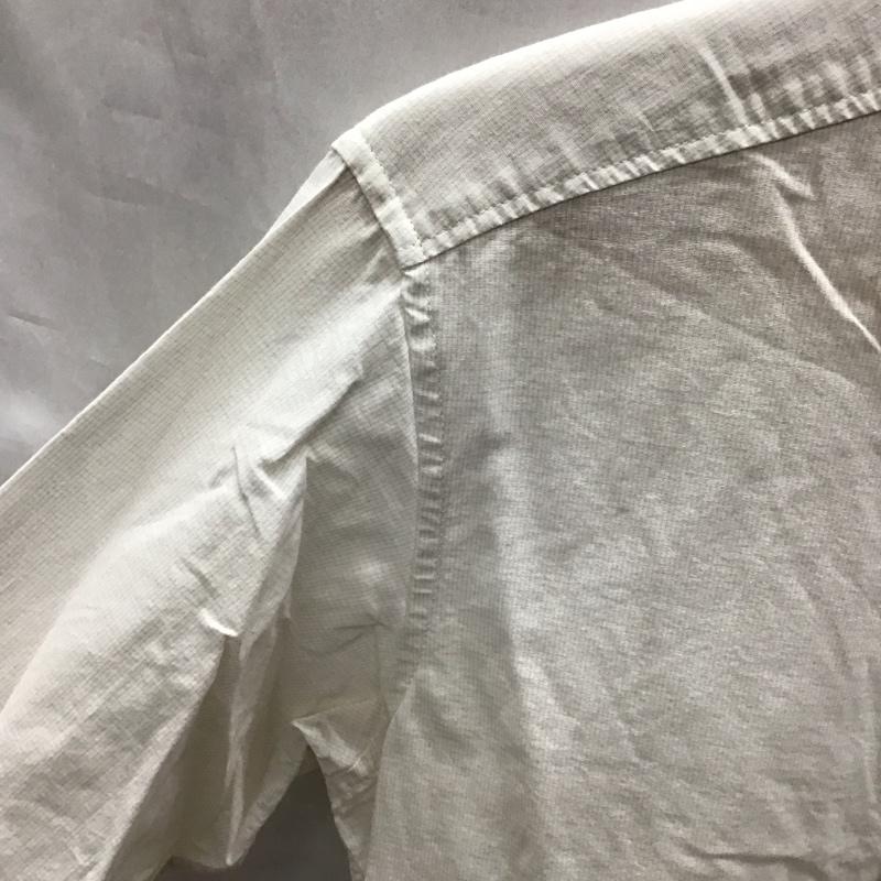 モンベル mont-bell シャツ、ブラウス 長袖 KAMICO 2104768 スタンダードカラーシャツ XS 無地 白 / ホワイト /  メンズ USED 古着 中古 10123438