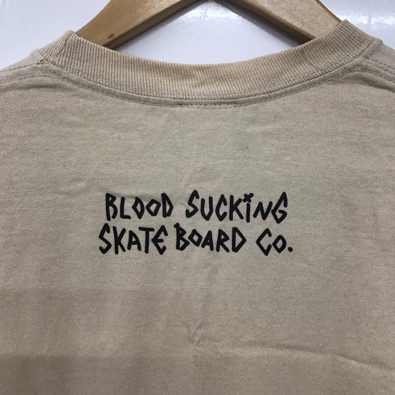 トイ マシーン TOY MACHINE Tシャツ 半袖 半袖カットソー プリントTシャツ クルーネックカットソー M プリント ベージュ / ベージュ /  メンズ USED 古着 中古 10135977