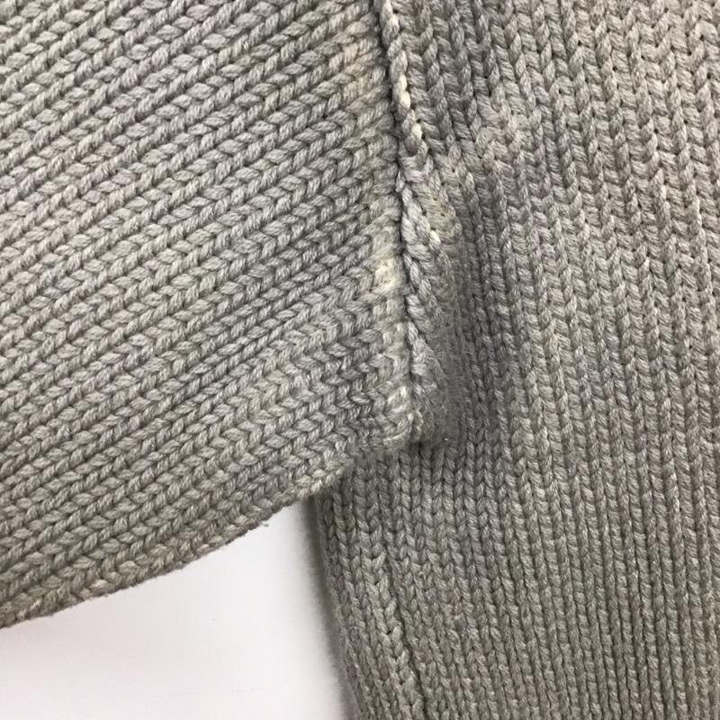 ジーナシス JEANASIS ニット、セーター 長袖 JS064469MN 3Gペイントクラッシュプルオーバー FREE 無地 灰 / グレー /  レディース USED 古着 中古 10130352