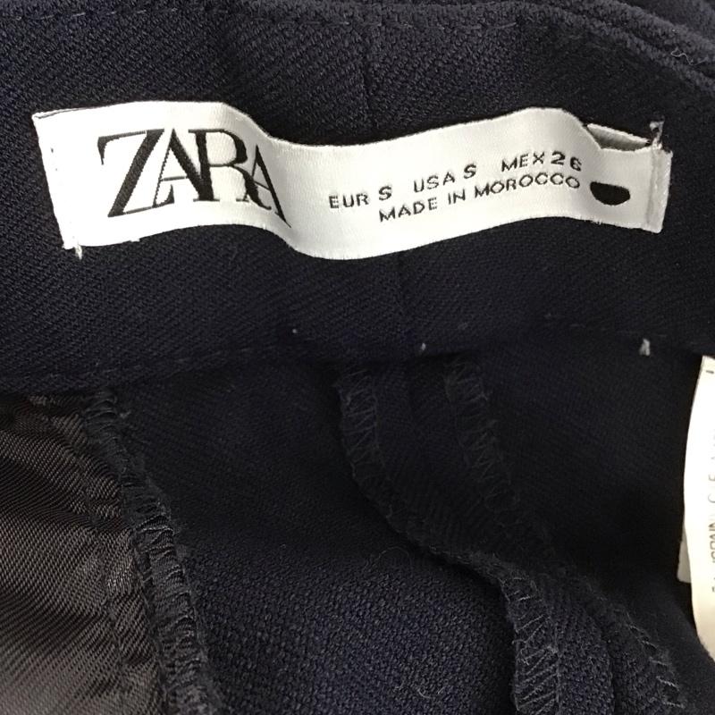 ザラ ZARA パンツ スラックス S 無地 紺 / ネイビー /  レディース USED 古着 中古 10106391