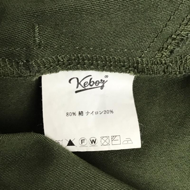 ケボズ KEBOZ セットアップ セットアップ セットアップ 半袖シャツ ワイドパンツ 2点セット XL 無地 カーキ / カーキ /  メンズ USED 古着 中古 10149347