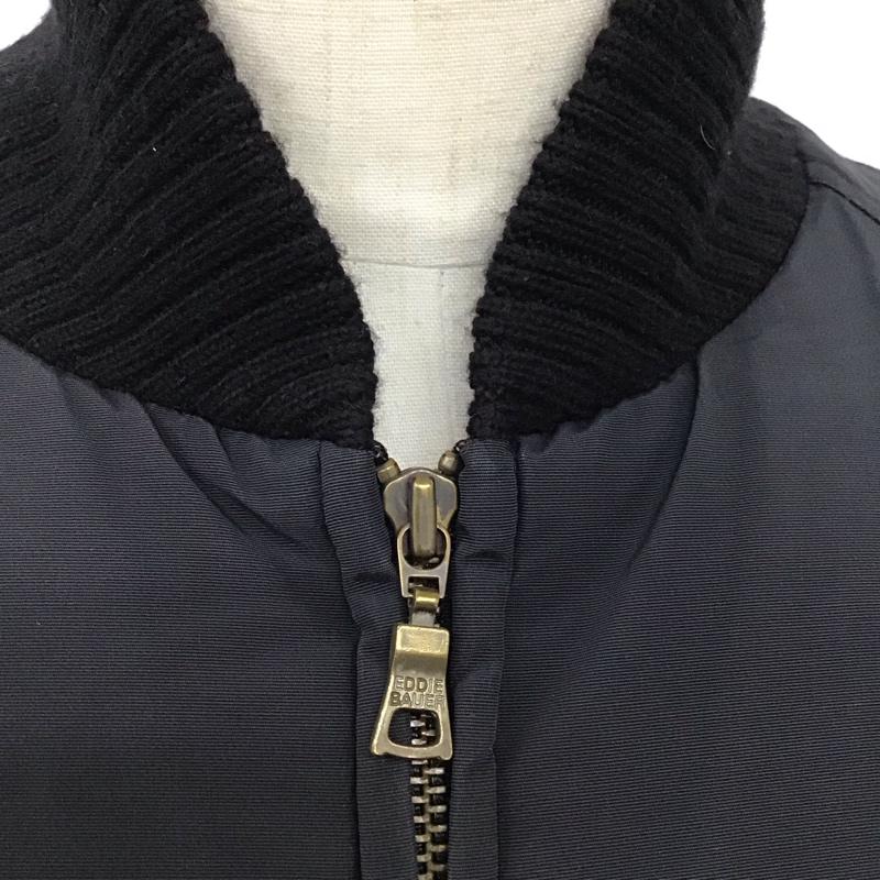エディーバウアー Eddie Bauer ジャケット、上着 ジャケット、ブレザー ジップアップジャケット ジャンパー ジャケット カジュアルジャケット アウター XS 無地 黒 / ブラック /  メンズ USED 古着 中古 10123571