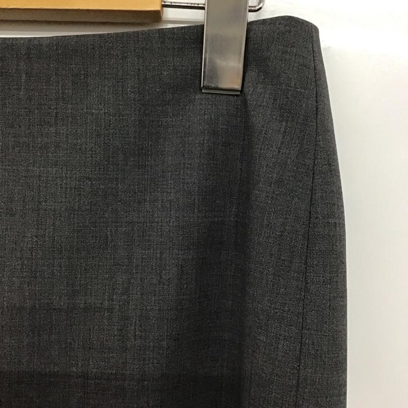 セオリー theory スカート ひざ丈スカート 2 無地 灰 / グレー /  レディース USED 古着 中古 10142916