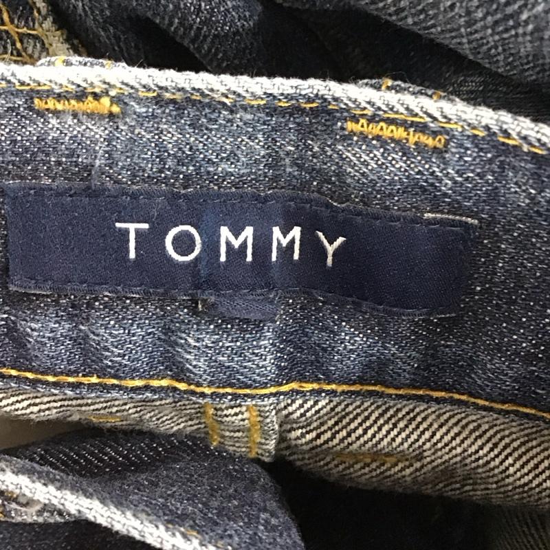 トミー TOMMY パンツ デニム、ジーンズ 214-711532-050 ストレートパンツ L 無地 青 / ブルー /  メンズ USED 古着 中古 10122163