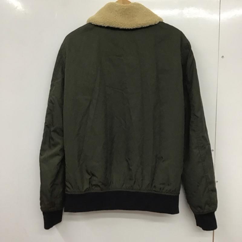 ザラメン ZARA MAN ジャケット、上着 ジャンパー、ブルゾン ジップアップジャケット ナイロンジャケット アウター L 無地 カーキ / カーキ /  メンズ USED 古着 中古 10135511