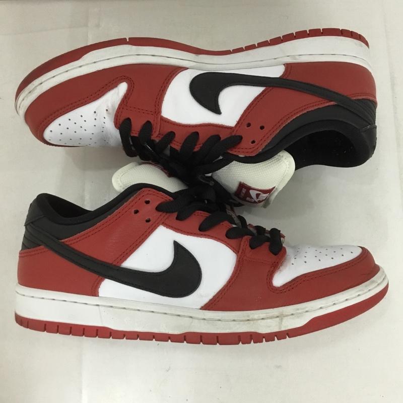ナイキ NIKE スニーカー スニーカー BQ6817-600 SB DUNK LOW PRO 27cm 箱有 27.0cm ロゴ、文字 白 / ホワイト / X 黒 / ブラック / X 赤 / レッド /  メンズ USED 古着 中古 10132963