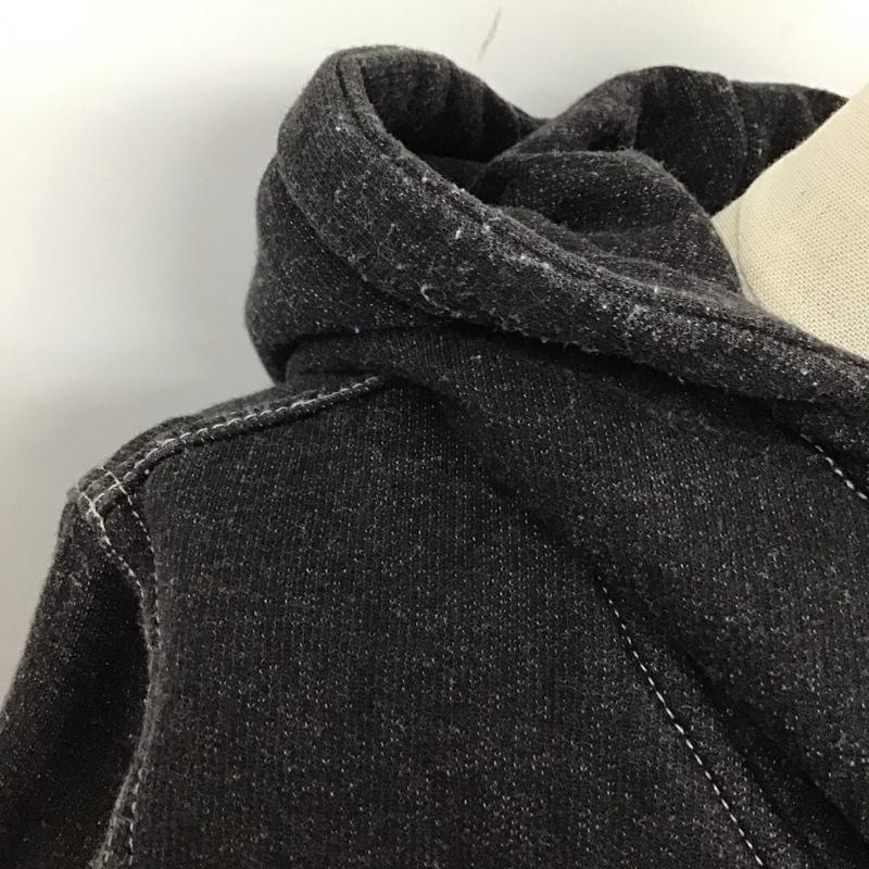 ボルコム VOLCOM パーカー 長袖 長袖パーカー フード付きパーカー ジップアップパーカー M ロゴ、文字 黒 / ブラック /  レディース USED 古着 中古 10114899