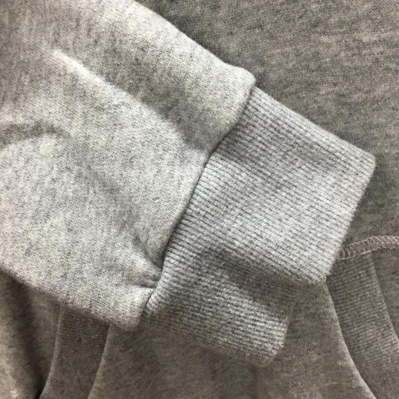 ミルクフェド MILKFED. ワンピース ロングスカート 0344908 パーカーワンピース 長袖スウェットワンピース M ロゴ、文字 灰 / グレー /  レディース USED 古着 中古 10112233