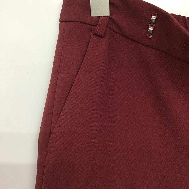 ローリーズファーム LOWRYS FARM パンツ スラックス S 無地 えんじ / ワインレッド /  レディース USED 古着 中古 10142904