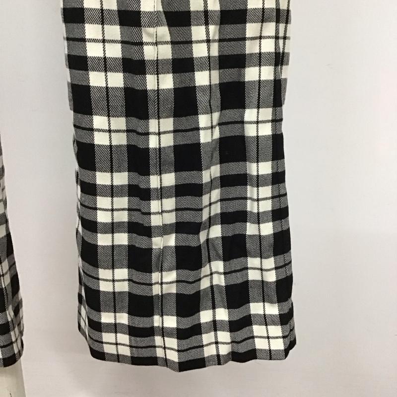 スライ SLY パンツ スラックス 030EAR31-1960 COLOR PLAID FLARE 1 チェック 白 / ホワイト / X 黒 / ブラック /  レディース USED 古着 中古 10108483