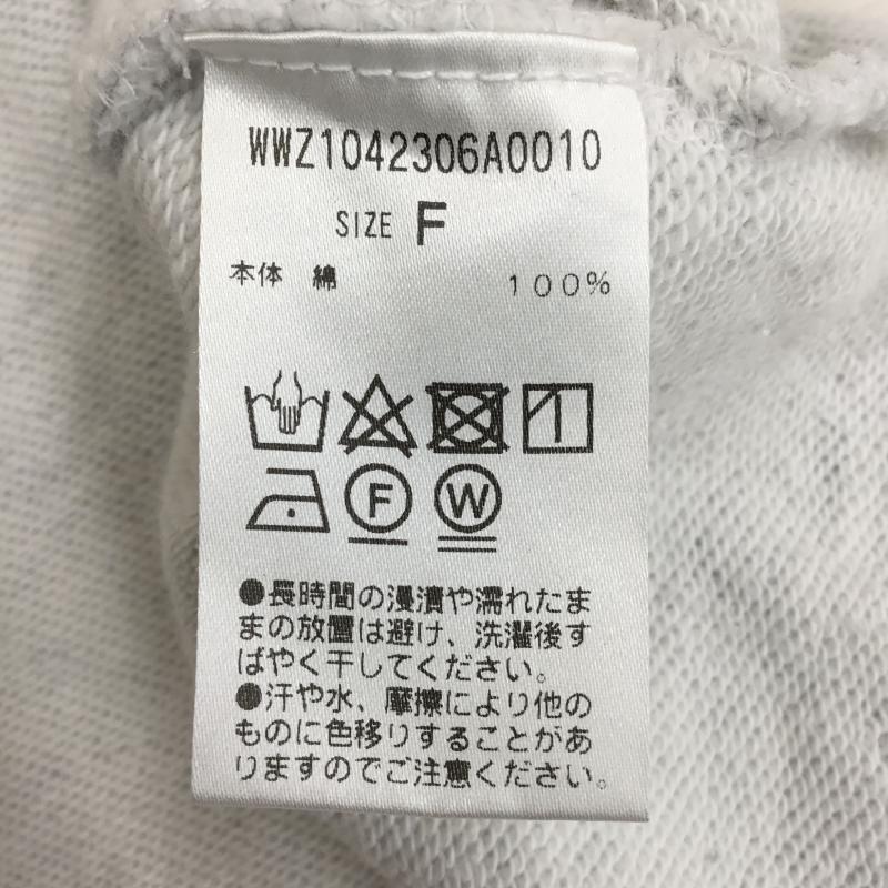 フーズフーギャラリー WHO S WHO gallery カットソー 長袖 WWZ1042306A0010 FREE 無地 灰 / グレー /  レディース USED 古着 中古 10144627