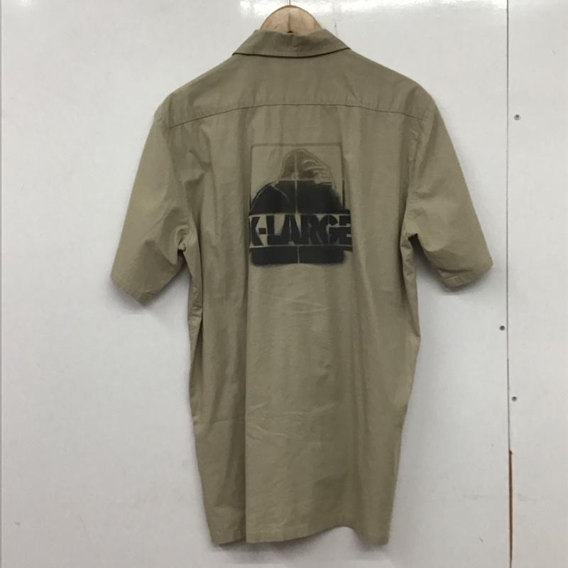 エクストララージ XLARGE シャツ、ブラウス 半袖 USA製 M 無地 ベージュ / ベージュ /  メンズ USED 古着 中古 10134524
