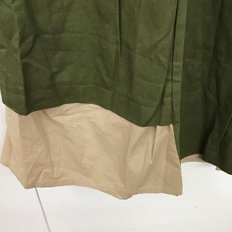 ムルーア MURUA スカート ロングスカート 011910800501 2WAYビスチェスカート 1 無地 カーキ / カーキ /  レディース USED 古着 中古 10130964