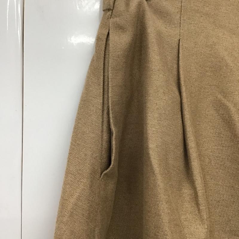 アバハウス ABAHOUSE スカート ひざ丈スカート 34 無地 ベージュ / ベージュ /  レディース USED 古着 中古 10130400