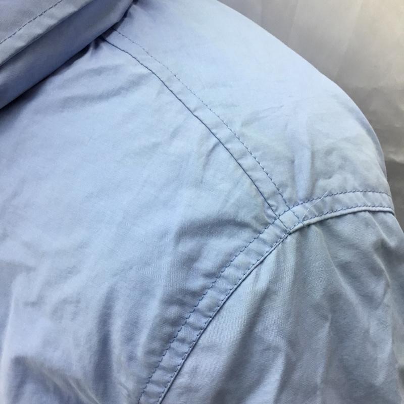 エディーバウアー Eddie Bauer ジャケット、上着 ダウンジャケット フード付き 48 無地 水色 / ライトブルー / X 青 / ブルー /  メンズ USED 古着 中古 10111362