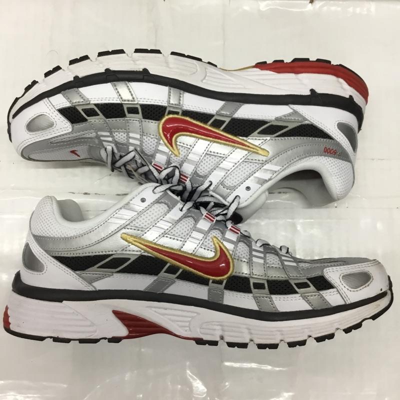 ナイキ NIKE スニーカー スニーカー BV1021-101 WMNS P-6000 28.5cm 28.5cm ロゴ、文字 銀 / シルバー / X 白 / ホワイト / X 赤 / レッド / X 金 / ゴールド /  メンズ USED 古着 中古 10116997