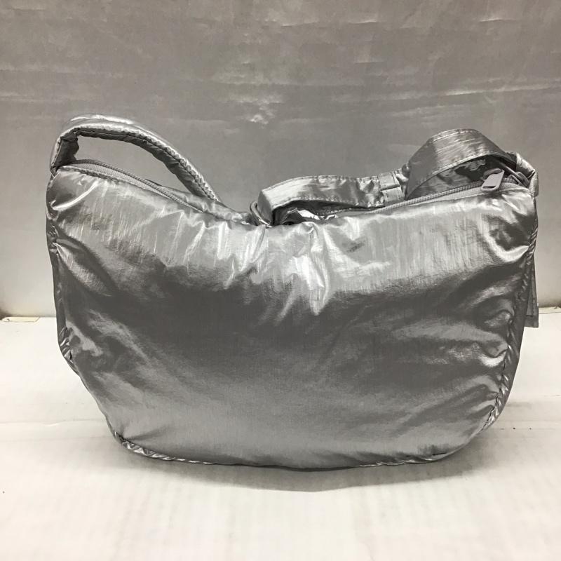 ローリーズファーム LOWRYS FARM ショルダーバッグ ショルダーバッグ LF823095PD ハーフムーンショルダーBAG 無地 銀 / シルバー /  レディース USED 古着 中古 10116446