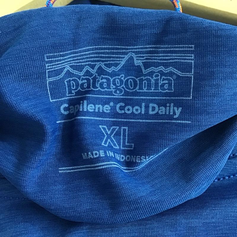 パタゴニア patagonia Tシャツ 半袖 XL 無地 青 / ブルー /  メンズ USED 古着 中古 10143308