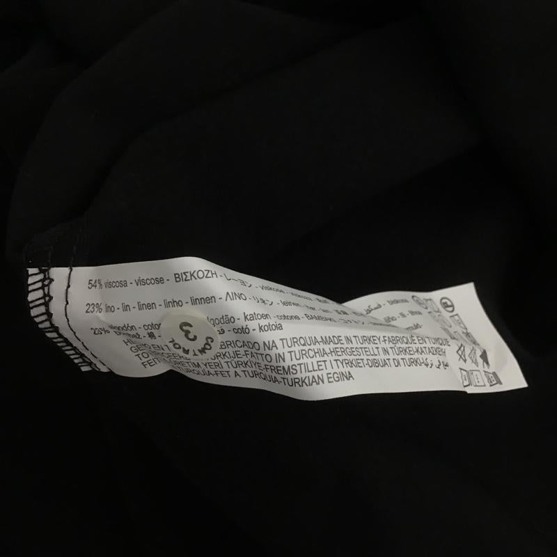 ザラ ZARA ワンピース ロングスカート M 無地 黒 / ブラック /  レディース USED 古着 中古 10106128