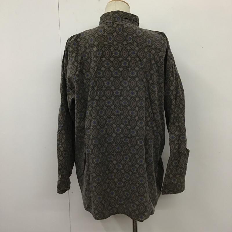 古着 USED シャツ、ブラウス 長袖 LOAFERS コットン 胸ポケット XL 総柄 マルチカラー / マルチカラー /  メンズ USED 古着 中古 10107663