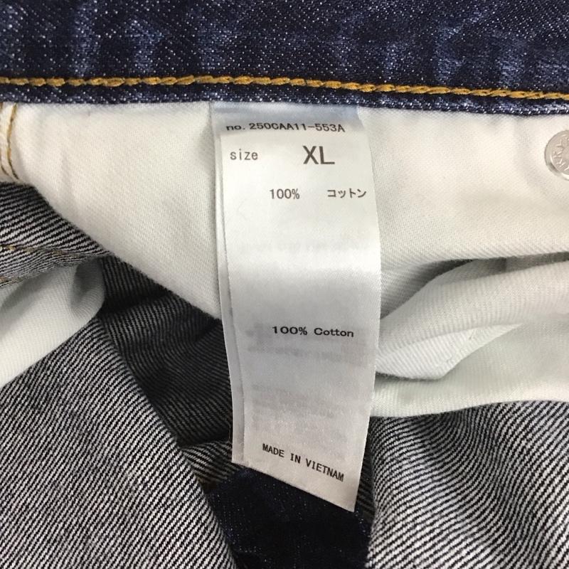 アズールバイマウジー AZUL BY MOUSSY パンツ デニム、ジーンズ 250CAA11-553A HIGH WAIST DENIM WIDE XL 無地 青 / ブルー /  レディース USED 古着 中古 10107403