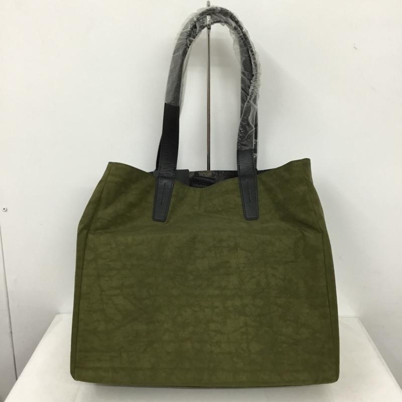 古着 USED トートバッグ トートバッグ LUXXE リバーシブル カメラトートバッグ オリーブ カモフラ タグ付き カモフラージュ柄・迷彩 X 無地 マルチカラー / マルチカラー /  メンズ USED 古着 中古 10145229