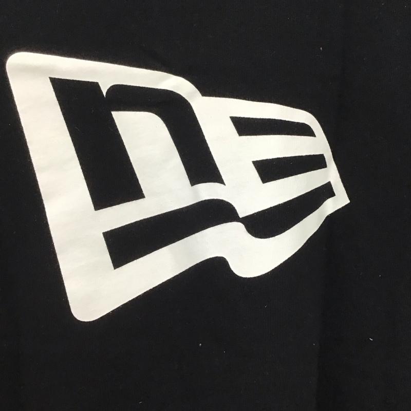 ニューエラ NEW ERA Tシャツ 半袖 半袖カットソー プリントTシャツ クルーネックカットソー S ロゴ、文字 黒 / ブラック /  メンズ USED 古着 中古 10146187