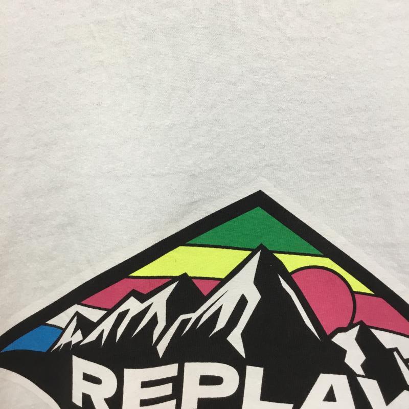 リプレイ REPLAY Tシャツ 半袖 REPLAY Tシャツ　M6299.000.22662G L プリント 白 / ホワイト /  メンズ USED 古着 中古 10127621