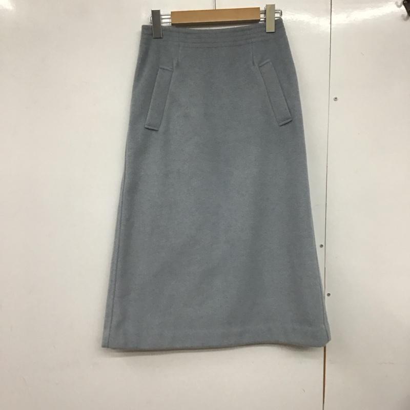 アーバンリサーチ URBAN RESEARCH スカート ひざ丈スカート LA27-25T707 ビーバーメルトンスカート 36 無地 灰 / グレー /  レディース USED 古着 中古 10140772