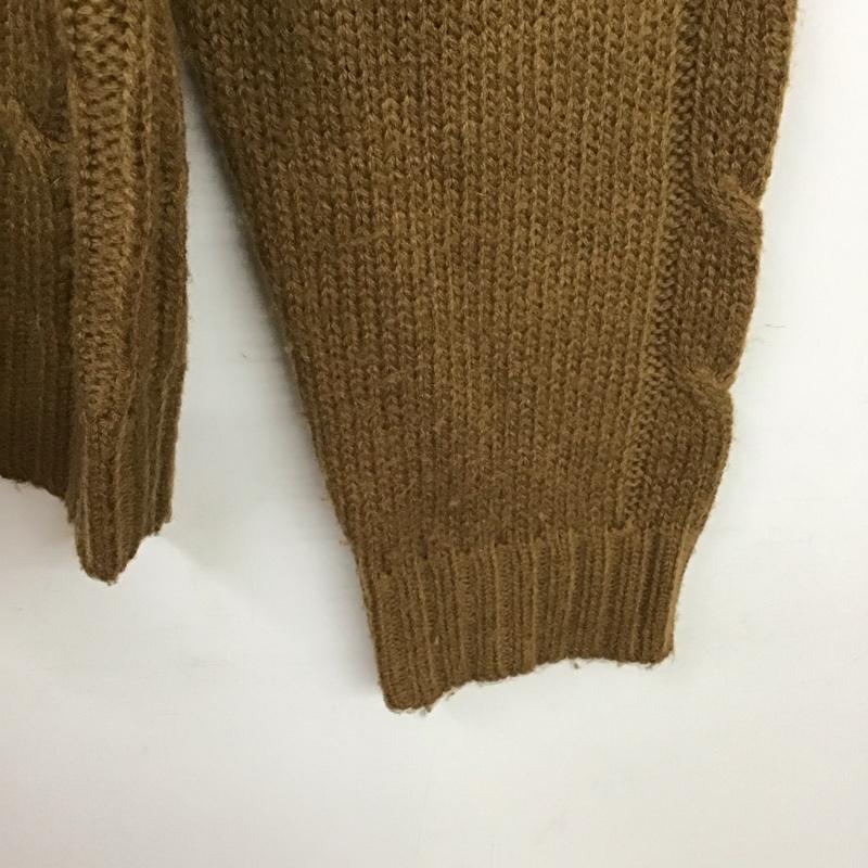 ビームス ハート BEAMS HEART ニット、セーター 長袖 長袖ニットカットソー ニット セーター クルーネックニット L  茶 / ブラウン /  レディース USED 古着 中古 10117893