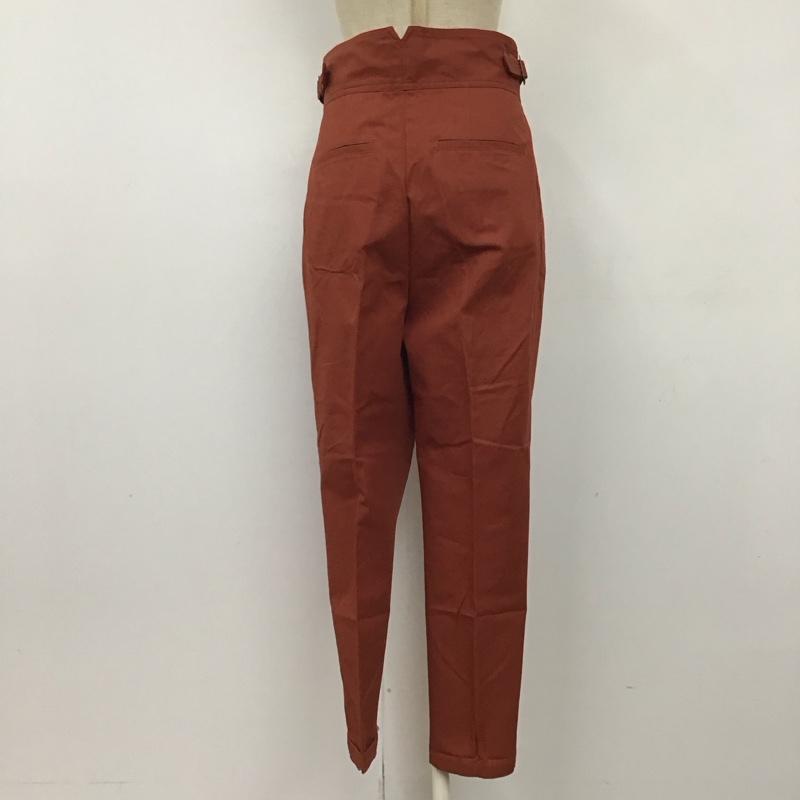 スライ SLY ボトムス ボトムス 030ASB31-0170 DOUBLEBELTED センタープレスパンツ 2 無地 茶 / ブラウン /  レディース USED 古着 中古 10120153