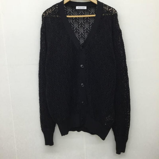フリークスストア FREAK S STORE カーディガン 長袖 M 無地 黒 / ブラック /  メンズ USED 古着 中古 10133775