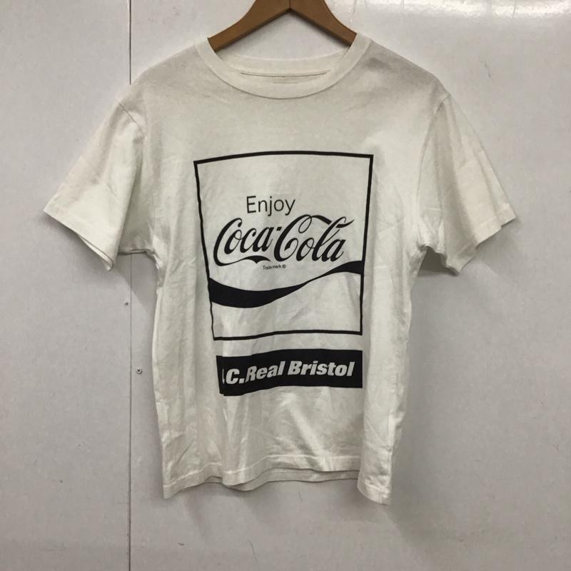 エフシーレアルブリストル F.C.Real Bristol Tシャツ 半袖 半袖カットソー プリントTシャツ クルーネックカットソー S プリント 白 / ホワイト /  メンズ USED 古着 中古 10131242