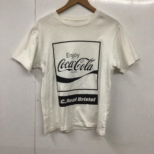 エフシーレアルブリストル F.C.Real Bristol Tシャツ 半袖 半袖カットソー プリントTシャツ クルーネックカットソー S プリント 白 / ホワイト /  メンズ USED 古着 中古 10131242