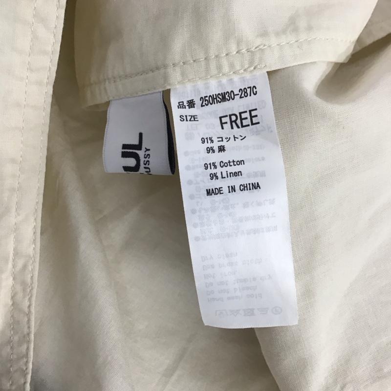 アズールバイマウジー AZUL BY MOUSSY ベスト ベスト 250hsm30-287c ドロストリングシアーベスト ノースリーブカットソー FREE 無地 白 / ホワイト /  レディース USED 古着 中古 10142693