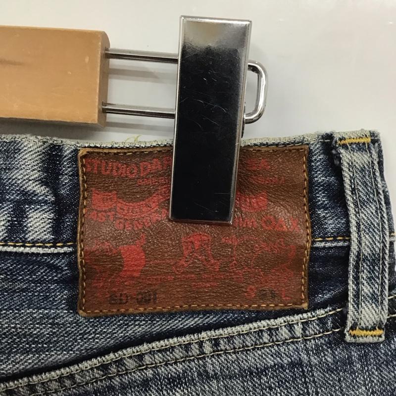 ステュディオ・ダ・ルチザン STUDIO D ARTISAN パンツ デニム、ジーンズ デニムパンツ ストレートパンツ ワイドパンツ カジュアルパンツ 31インチ 無地 インディゴ / インディゴ /  メンズ USED 古着 中古 10109937