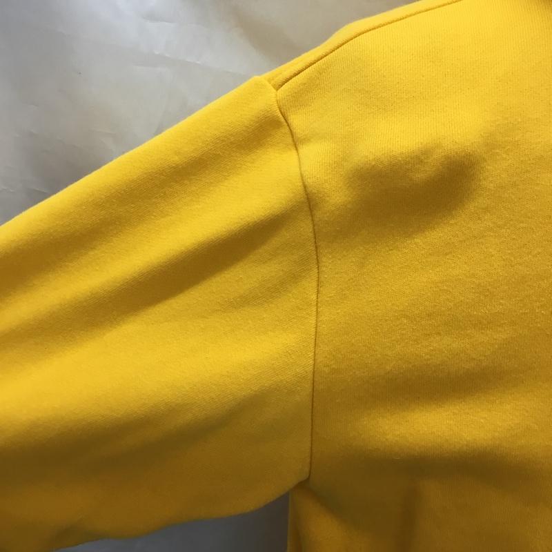 ザノースフェイス THE NORTH FACE パーカー 長袖 ジップアップパーカー 長袖パーカー フード付きパーカー M ロゴ、文字 黄 / イエロー /  メンズ USED 古着 中古 10118668